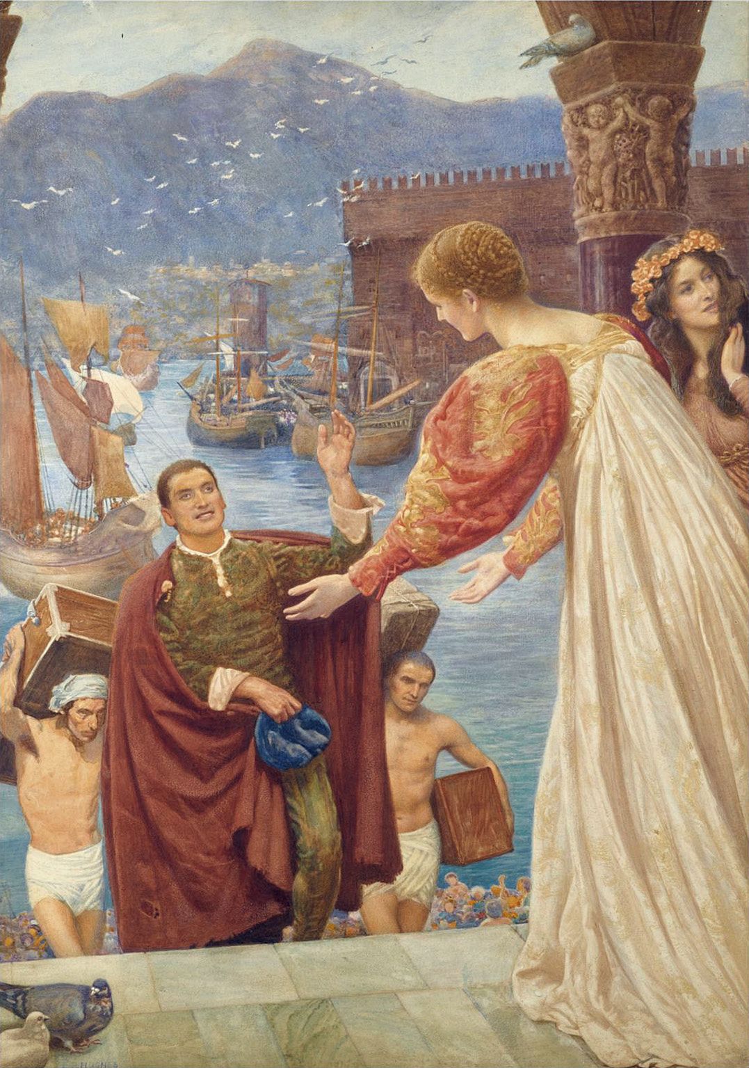 The Journey's End by Edward Robert Hughes, c.1910